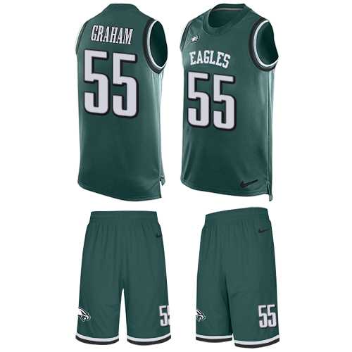 Men's Limited Brandon Graham Nike Jersey Midnight Green - #55 Tank Top Suit NFL Philadelphia Eagles